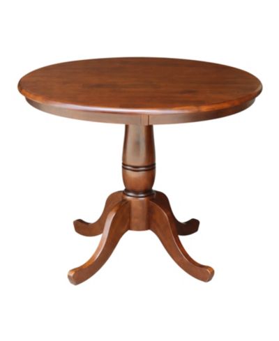 International Concepts 36" Round Top Pedestal Table - 28.9"H