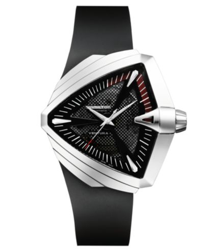 Hamilton Мужские швейцарские автоматические часы Ventura XXL с черным ремешком 45.5x46mm H24655331