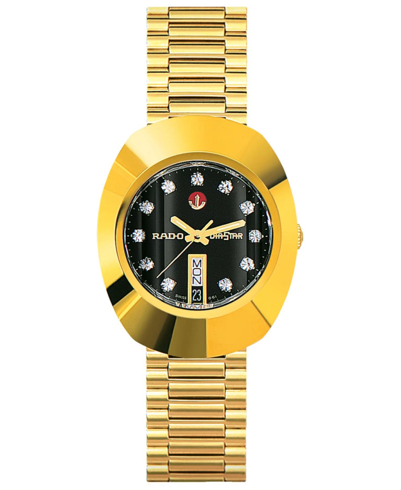 Мужские часы Rado Swiss Automatic Original Gold-PVD Stainless Steel Bracelet 35mm R12413613