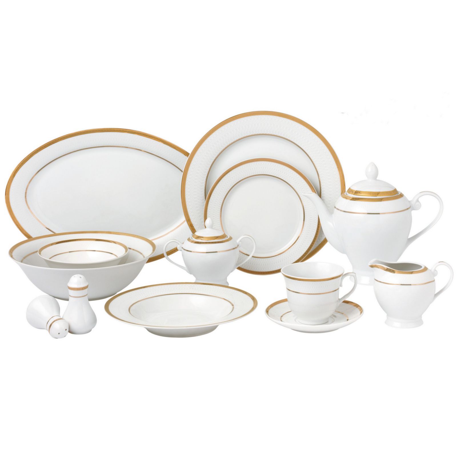 Lorren Home Trends Набор столовой Josephine, 57-PC