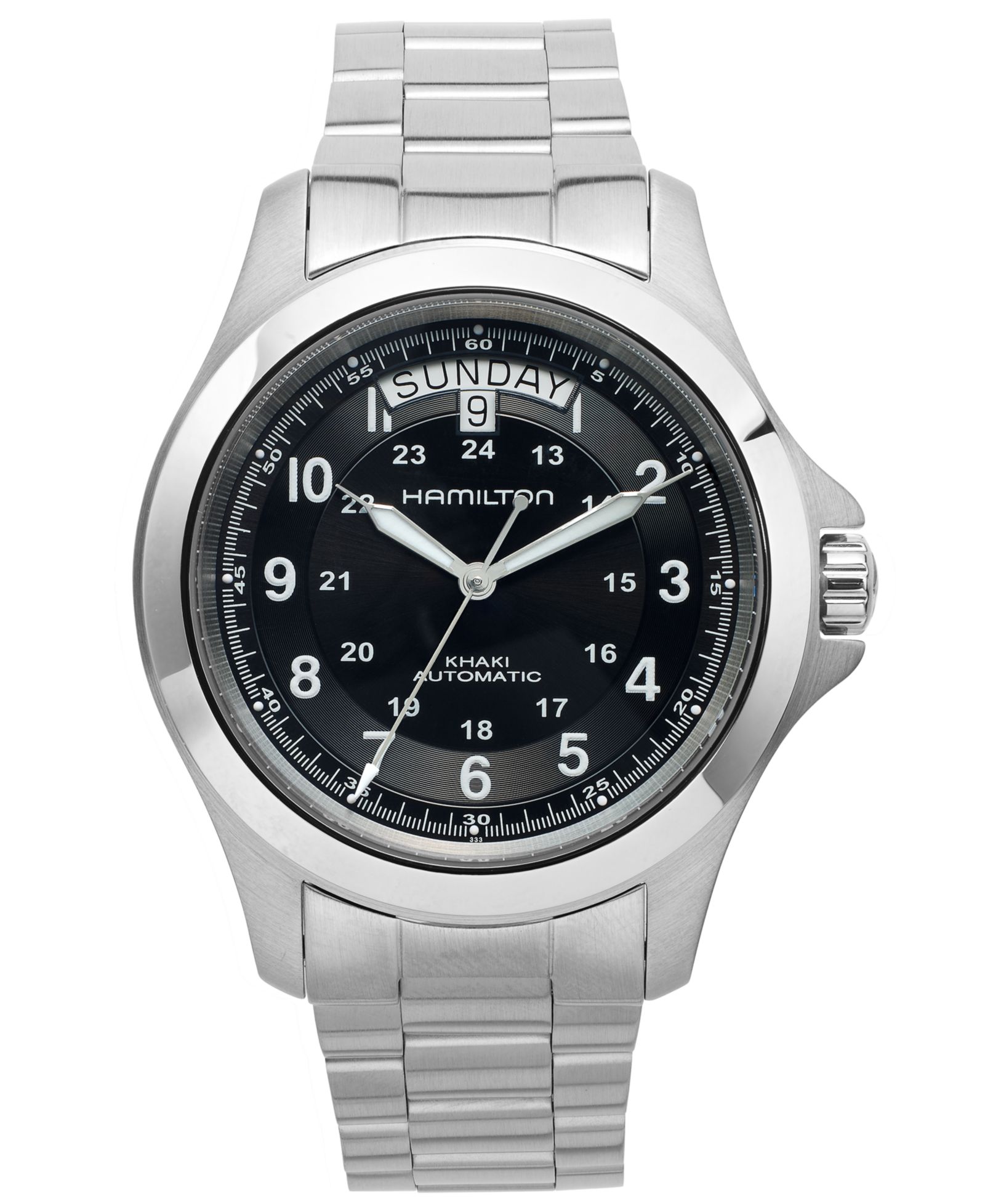 Часы Hamilton Men's Swiss Automatic Khaki King Stainless Steel Bracelet 40mm H64455133