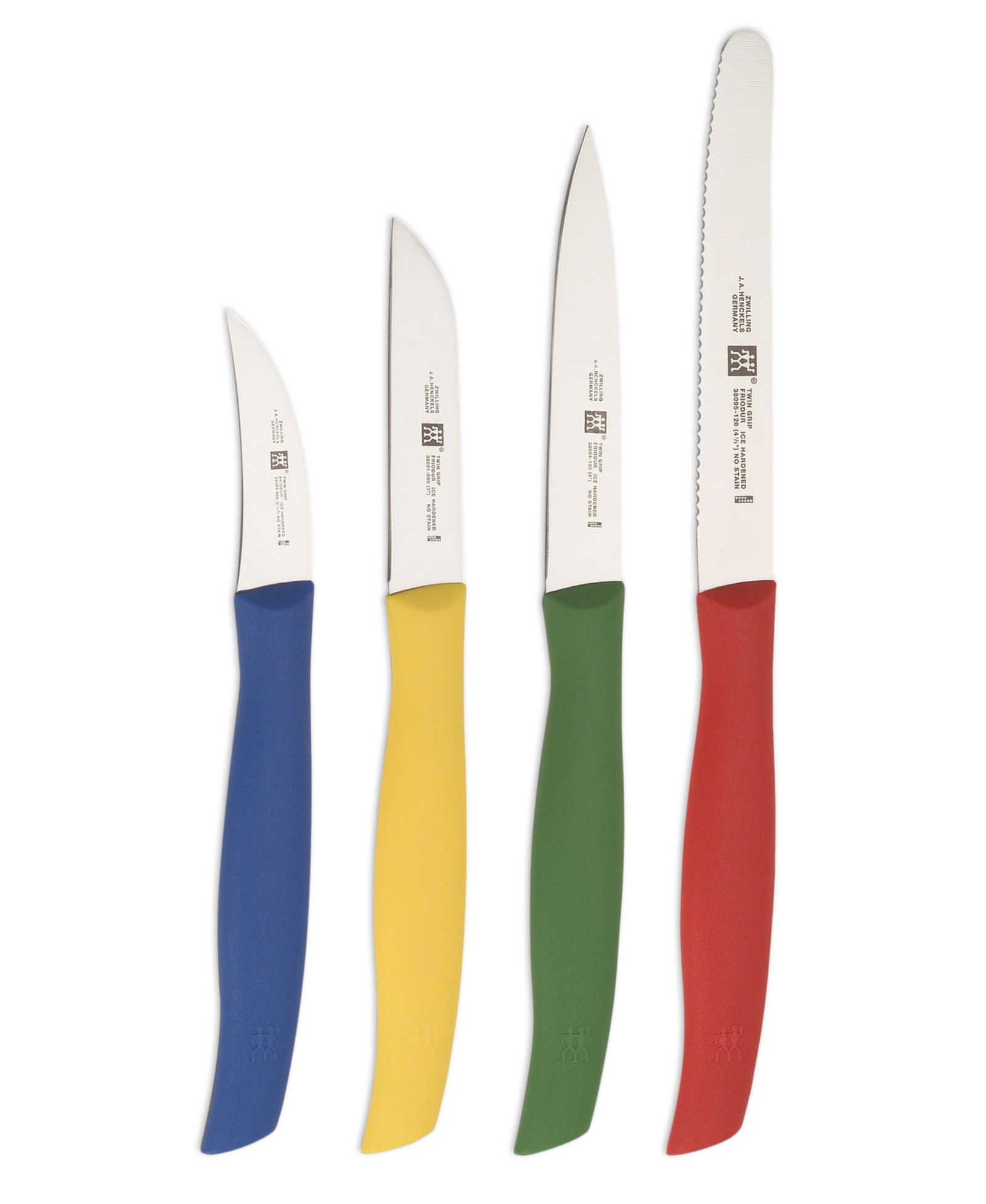 Zwilling TWIN® Grip Colored 4 Piece Paring Knife Set