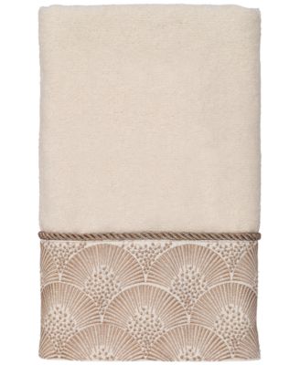 Avanti Deco Shells хлопковое полотенце для рук, 16" x 30"