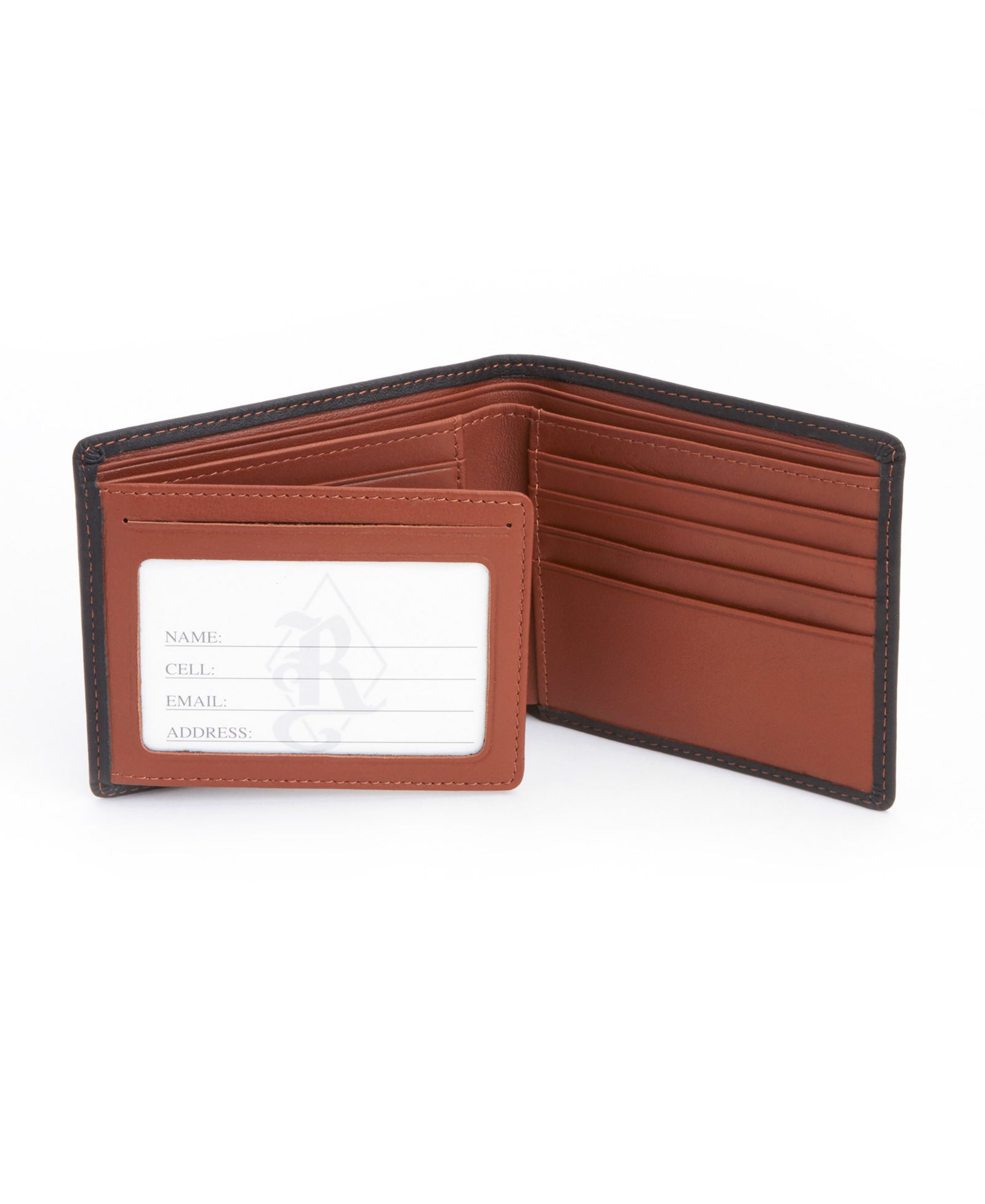 Мужской кожаный кошелек Royce New York RFID Blocking Bifold