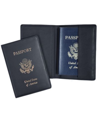 Мужской чехол для паспорта Royce New York с защитой RFID