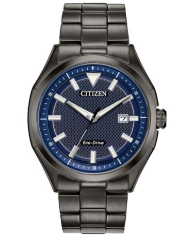 Мужские часы Citizen Drive From Citizen Eco-Drive WDR Black Stainless Steel 41mm