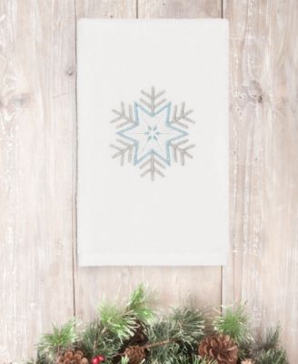 Linum Home Christmas Crystal 100% Turkish Cotton Hand Towel