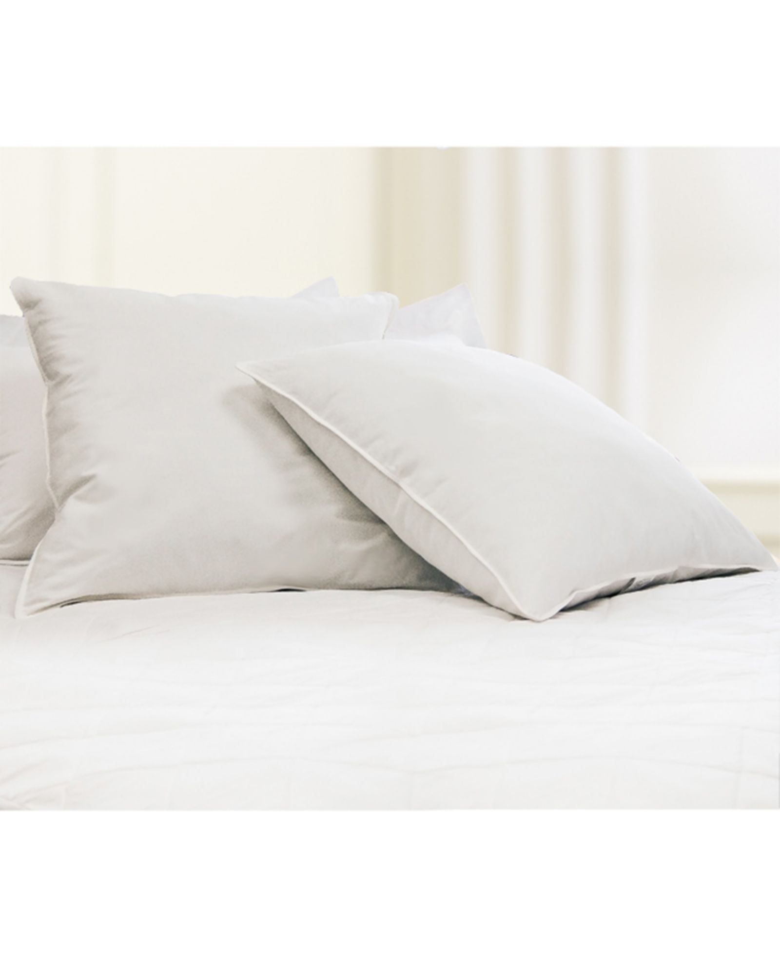 Комплект из 2 подушек Blue Ridge Feather, 230 Thread Count, 100% Cotton, European