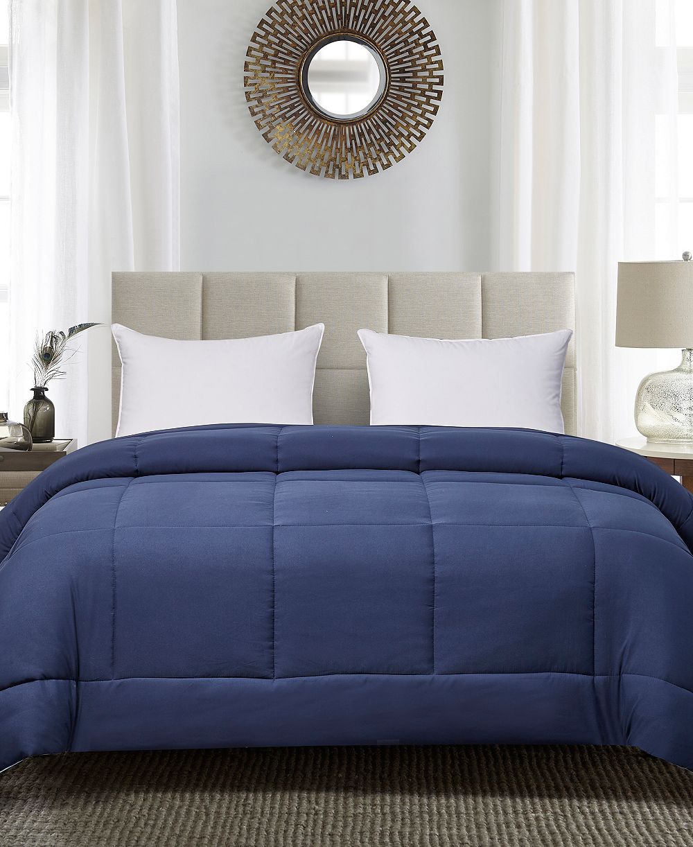 Royal Luxe Reversible Down Alternative Comforter, King, Exclusively at Macy’s