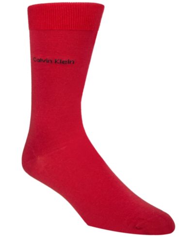 Calvin Klein Мужские носки, Giza Cotton Flat Knit Crew