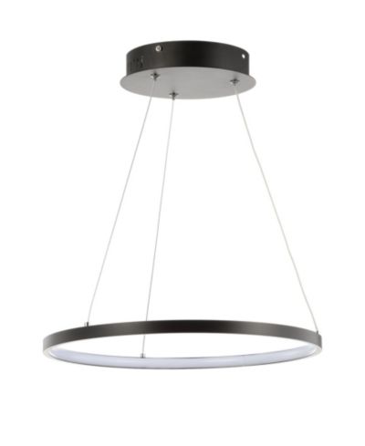 JONATHAN Y Bradley Round Integrated Led Metal Chandelier
