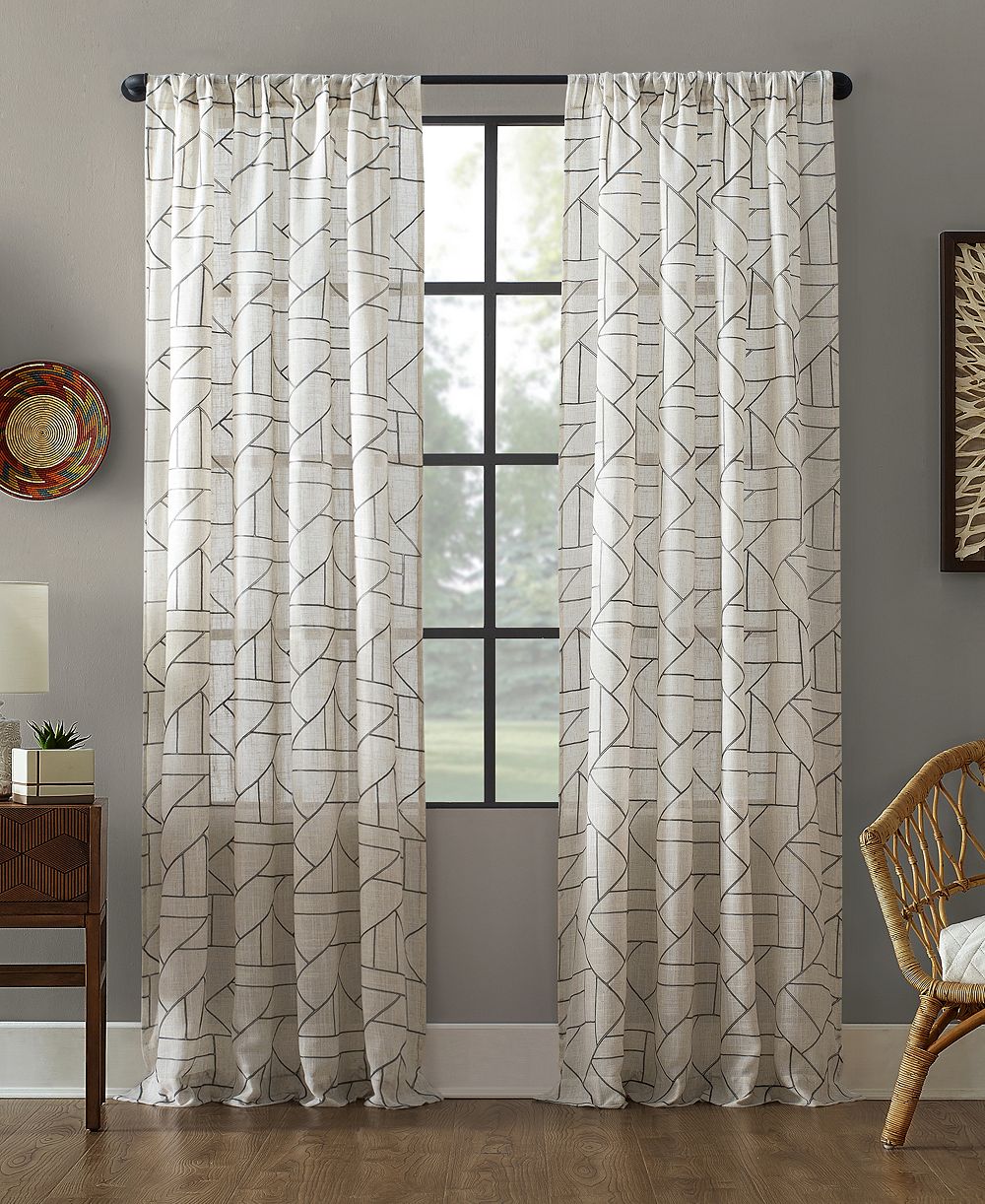 Шторы Jigsaw Embroidery Linen Blend