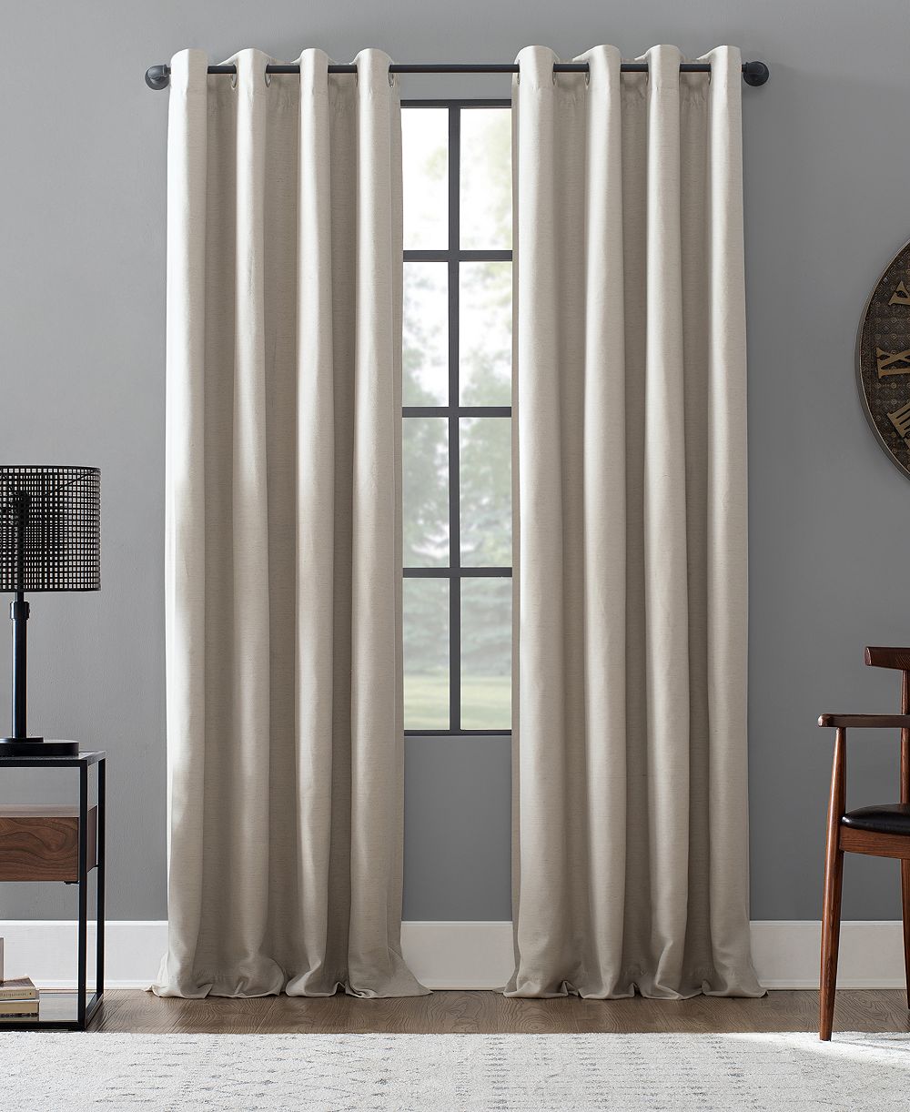 Archaeo Linen Blend Grommet Top Curtain