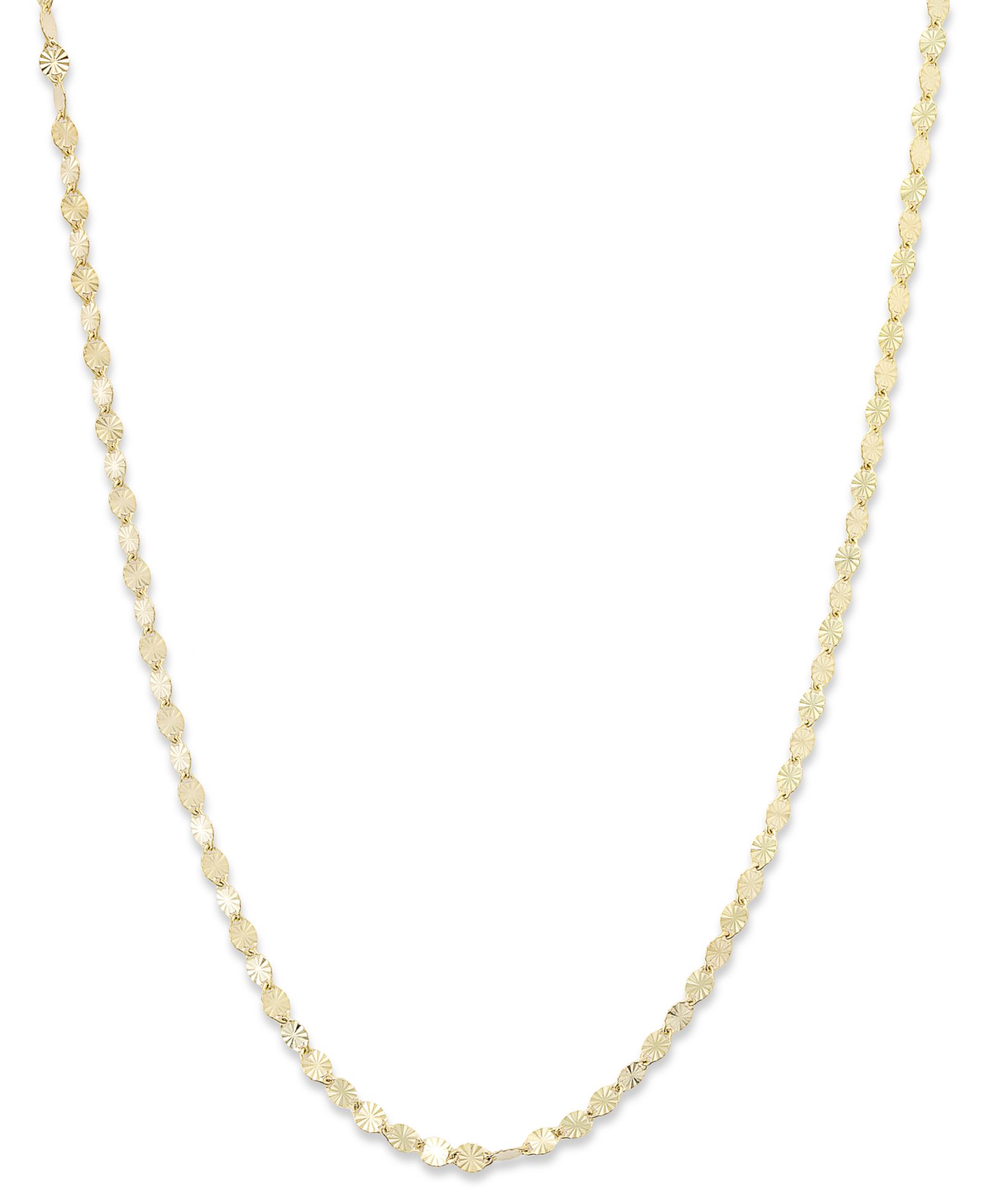 Ожерелье Giani Bernini 18K Gold over Sterling Silver с алмазной огранкой 20"