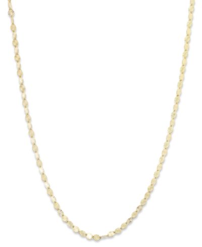 Ожерелье Giani Bernini 18K Gold over Sterling Silver с алмазной огранкой 20"