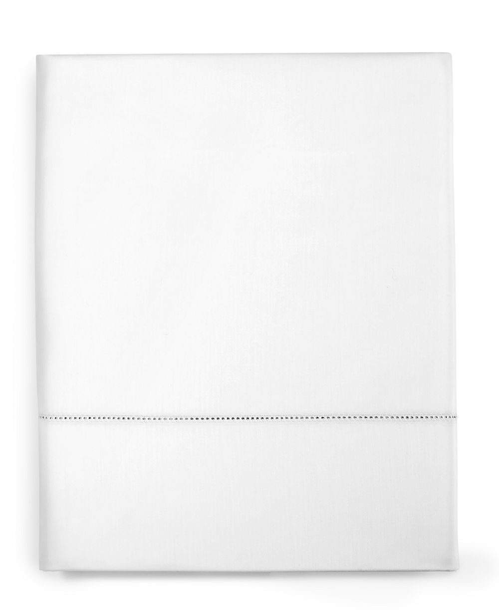 Charter Club Solid 550 Thread Count 100% Cotton Flat Sheet, Queen, Exclusively at Macy’s