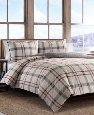 Eddie Bauer Portage Bay хлопковый реверсивный комплект из 3 одеял, King