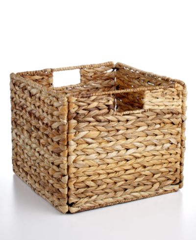 Household Essentials Foldable Wicker Storage Bin