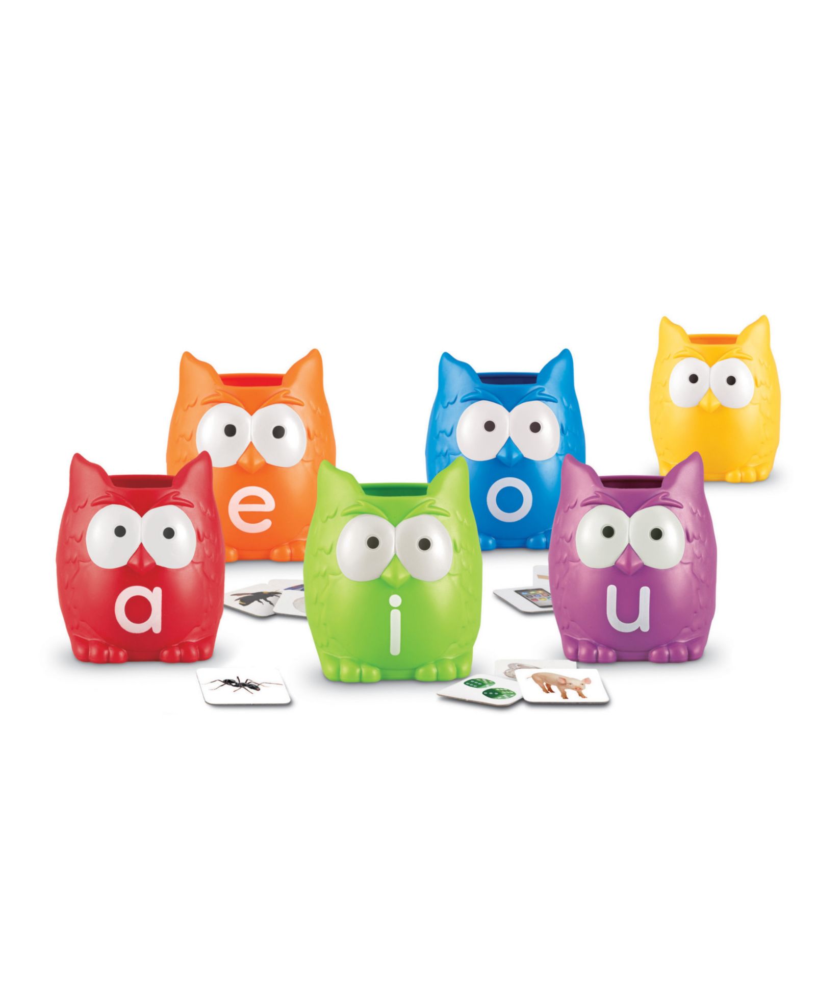 Набор для сортировки Learning Resources Vowel Owls