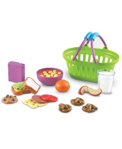 Areyougame New Sprouts Play Food Lunch Basket, 18-Piece Set, Ages 2+