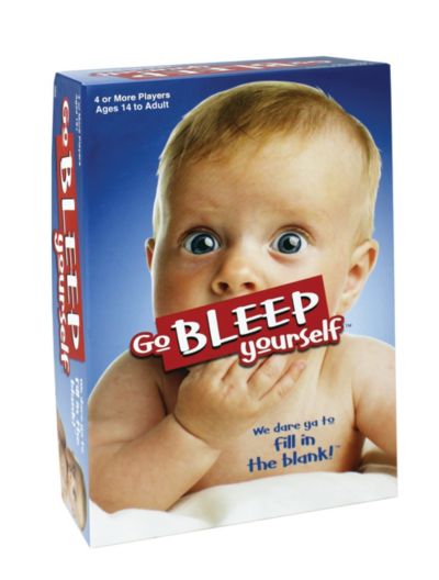 Playmonster Go Bleep Yourself 200-Card Word Guessing Game, Ages 18+