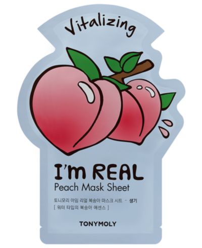 TONYMOLY I'm Real Peach тканевая маска для лица, 0.71-oz.
