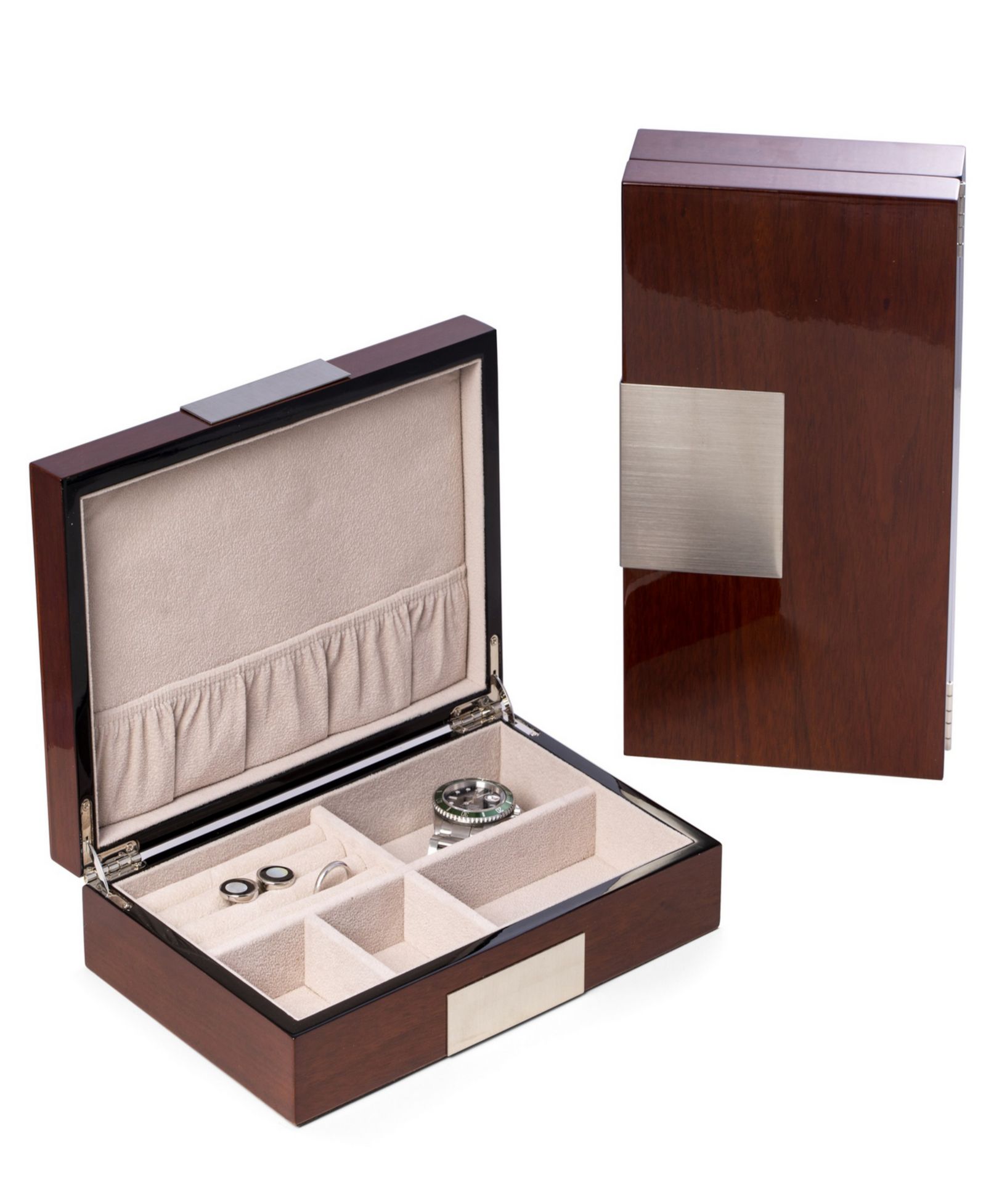 Деревянный шкатулка-валик Wood Valet Box