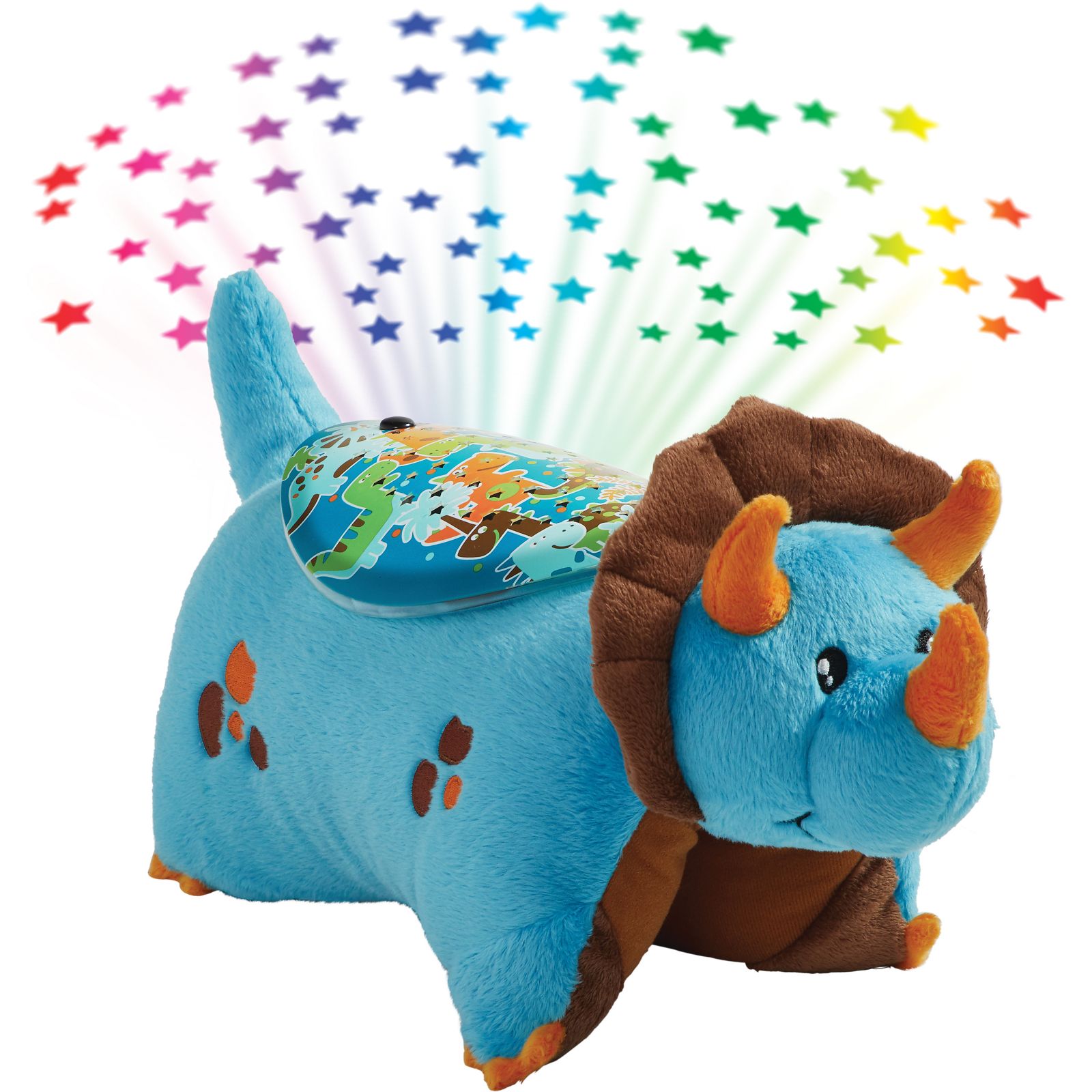 Pillow Pets Dinosaur Sleeptime Lite 11" Light-Up Plush, 1-Piece