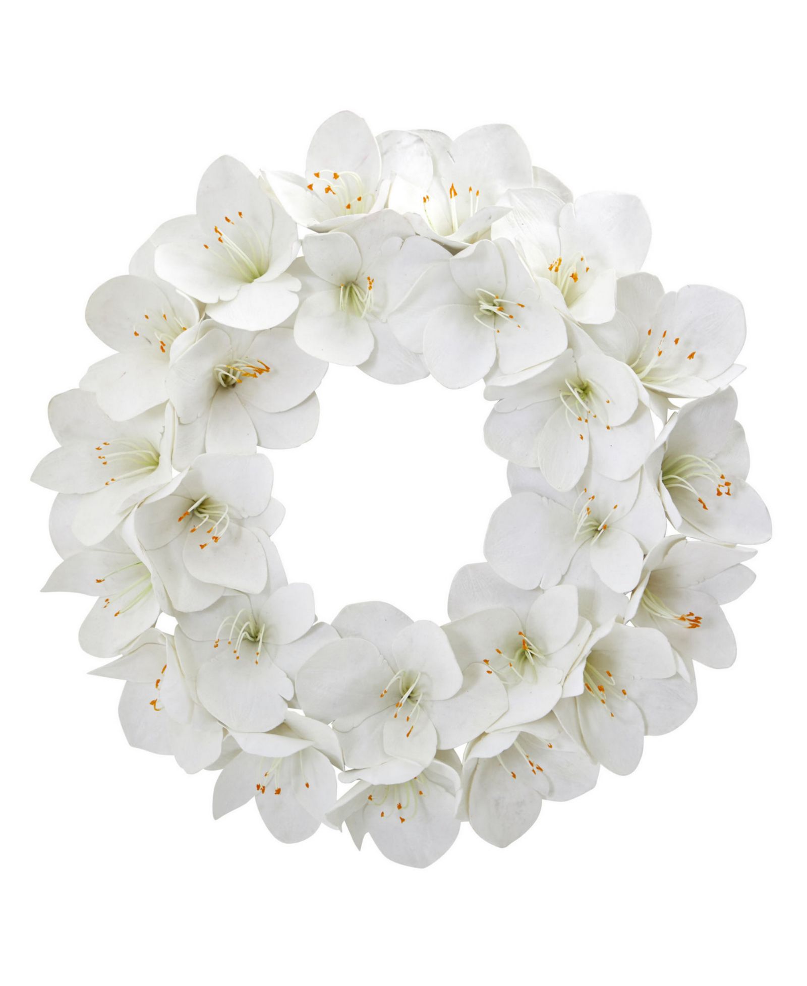 Искусственный венок Nearly Natural 24" Amaryllis