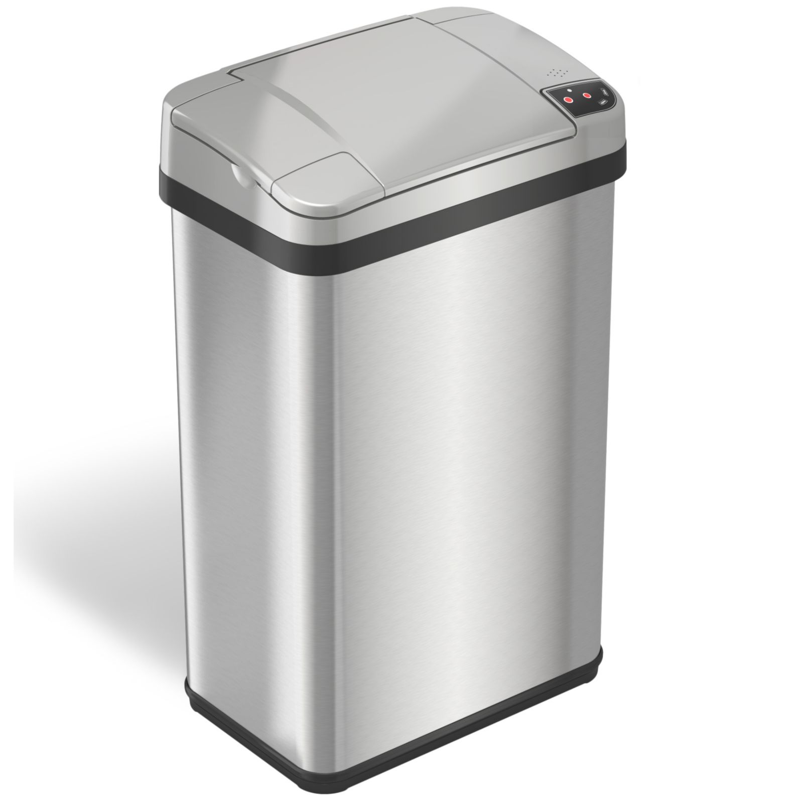 Мусорное ведро iTouchless 16-Liter Stainless Steel Sensor с AbsorbX Odor Filter