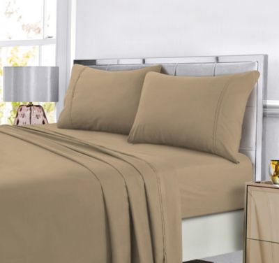 Tribeca Living Super Soft Solid Easy-Care Extra Deep Pocket Sheet Set, Full