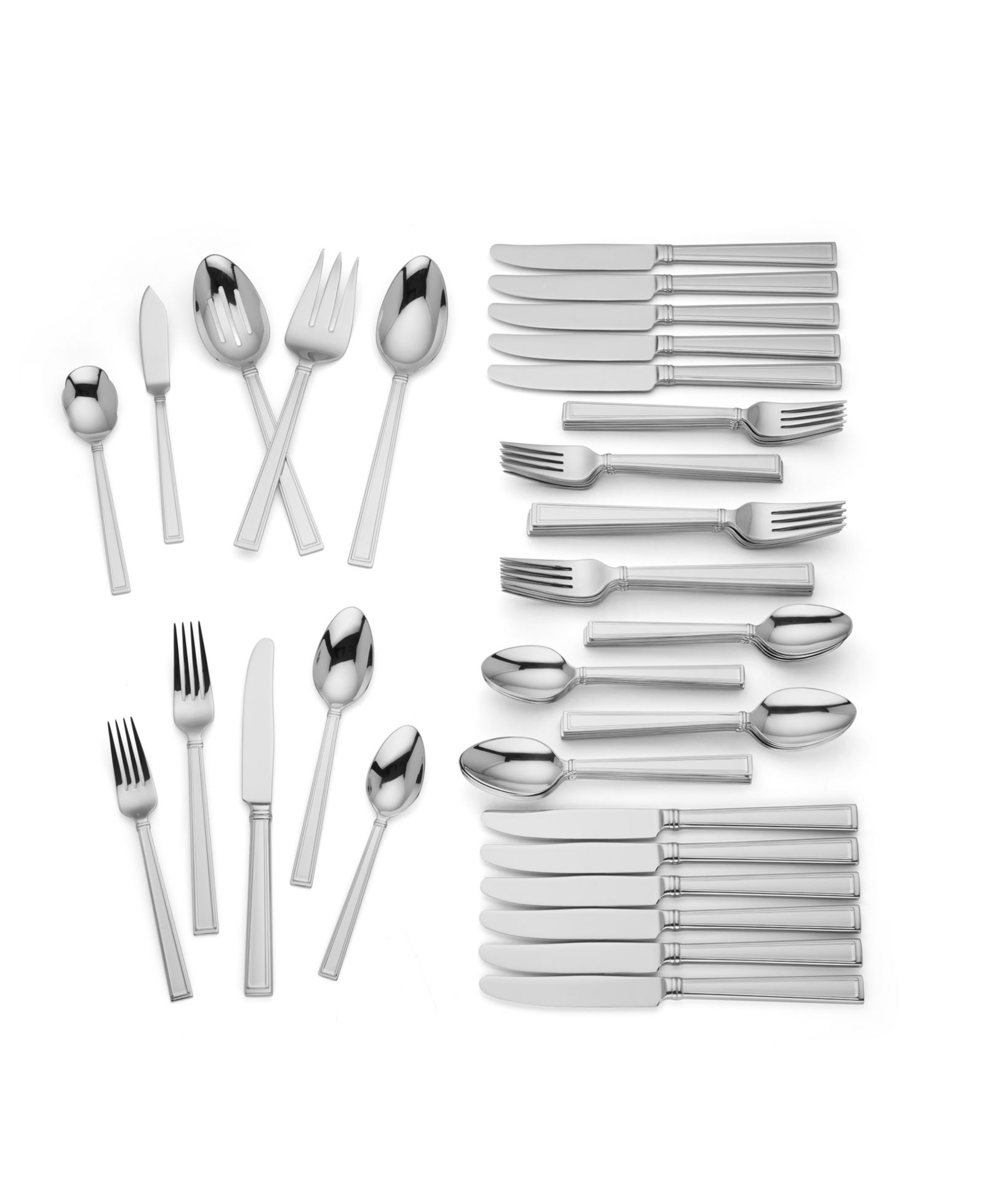 Lenox  Bratton  65-PC Flatware Set, Service for 12