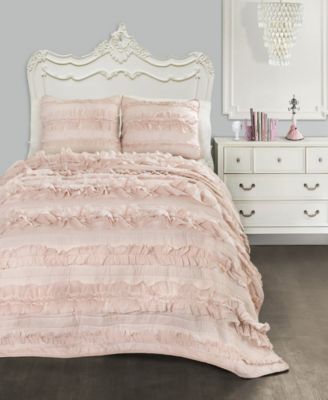Lush Décor Belle Ruffle 2-Pc. Quilt Set, Twin