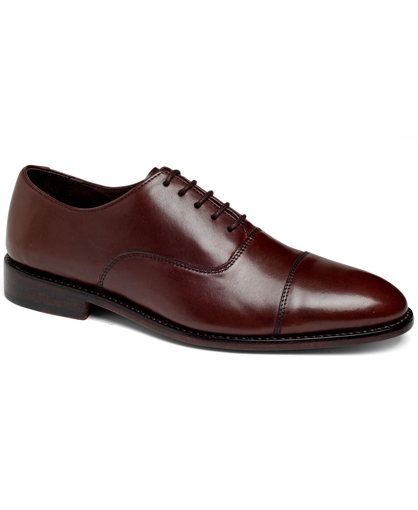 Anthony Veer Men's Clinton Cap-Toe Leather Oxfords
