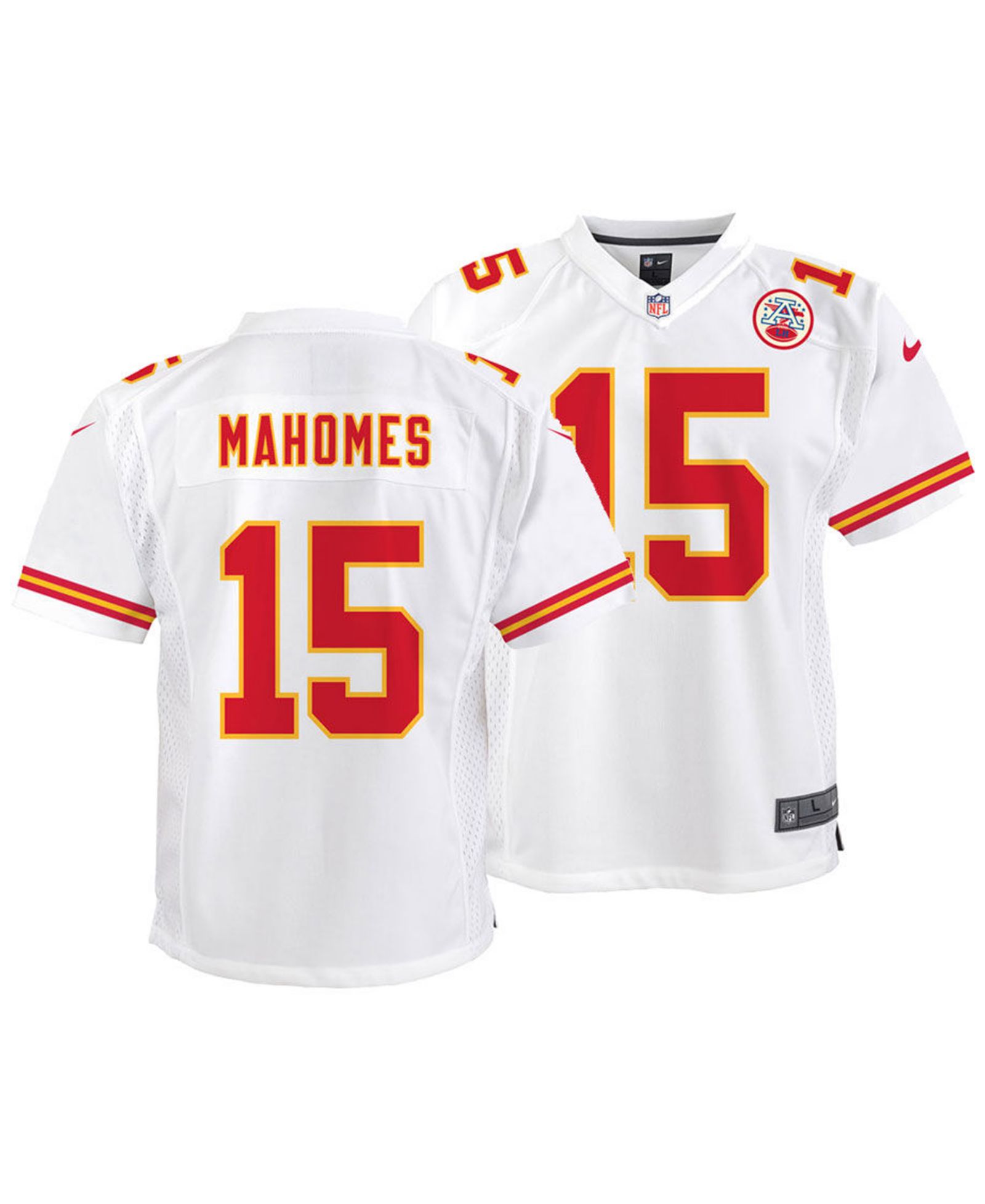 Nike игровая джерси Pat Mahomes Kansas City Chiefs, для мальчиков (8-20)