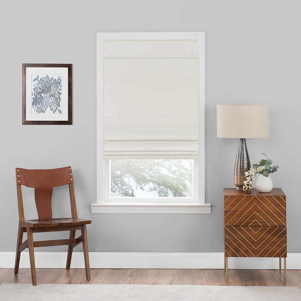 Achim Blackout Cordless Roman Window Shade, 30" x 64"