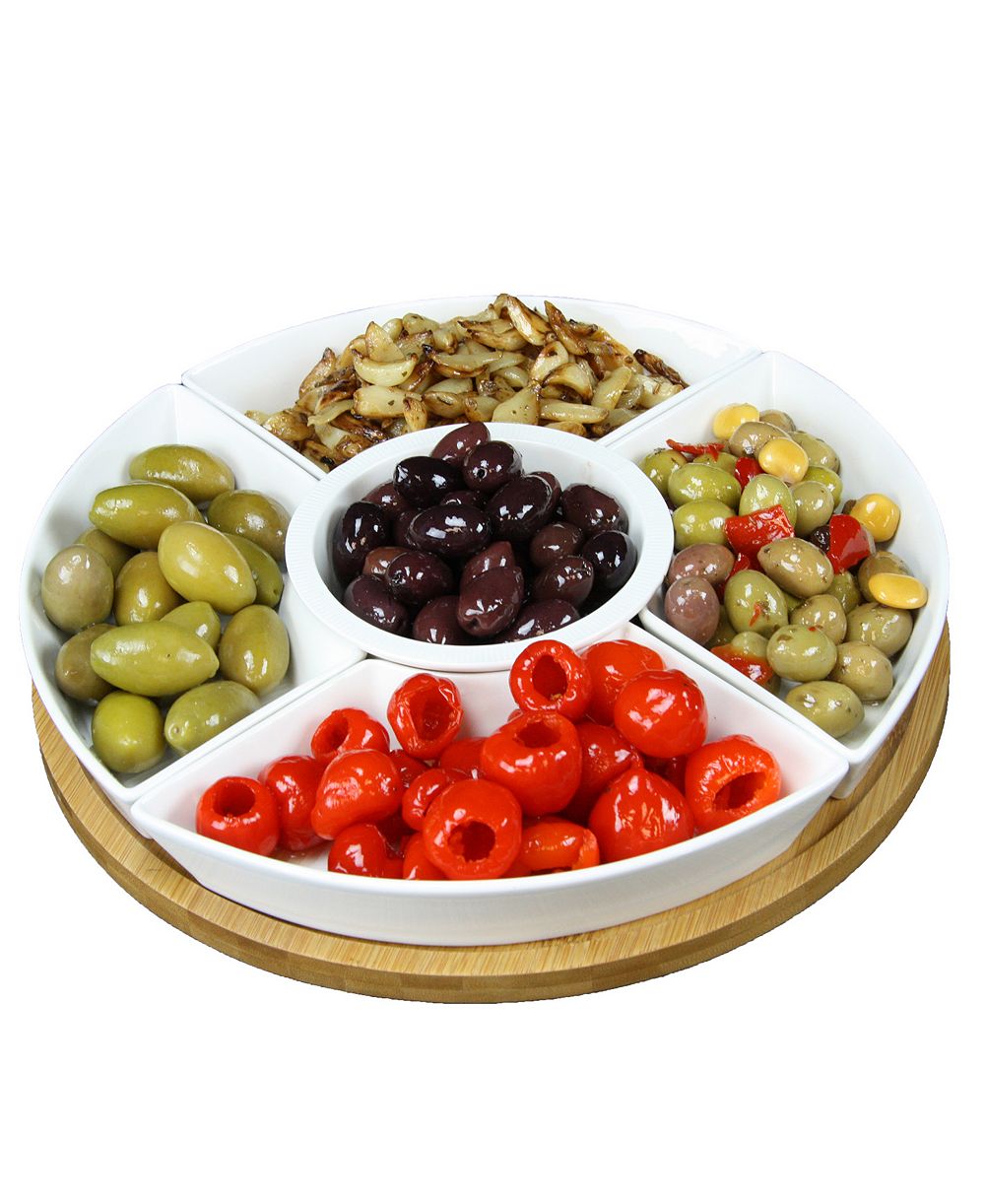 Elama Signature Large 6-Piece Lazy Susan
