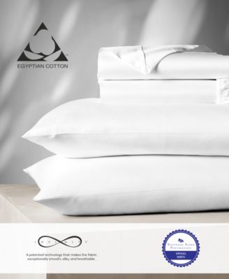 Aireolux 1000 Thread Count Egyptian Cotton Sateen 4-Pc. Sheet Set, Queen