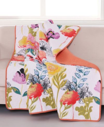 Декоративный плед Greenland Home Fashions Watercolor Dream, 50" x 60"