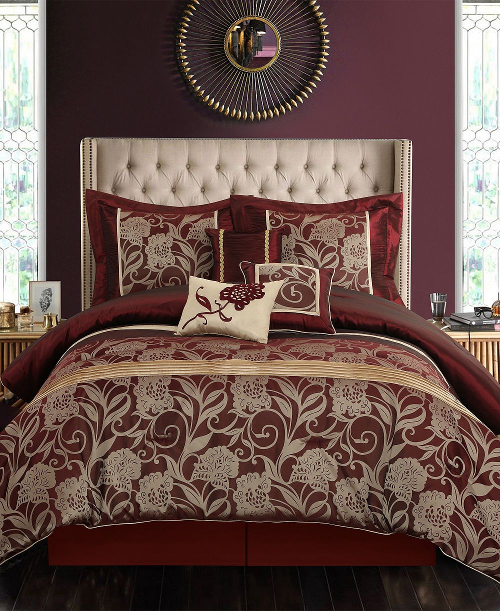 Stratford Park Mollybee Floral 7-Pc. Comforter Set, California King