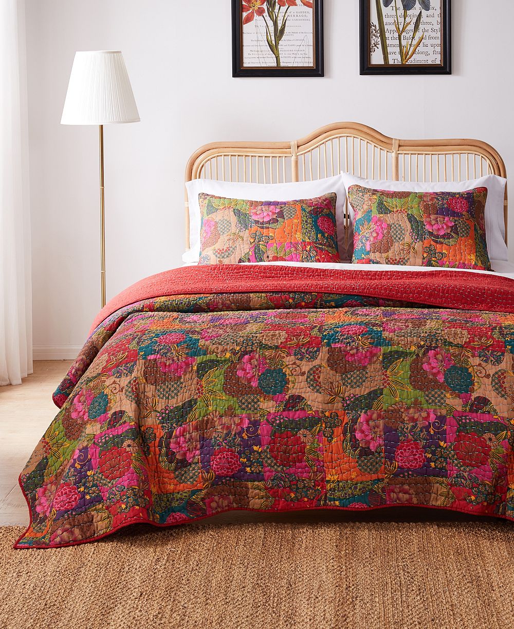 Greenland Home Fashions Комплект покрывала Jewel 3-Pc. Full/Queen