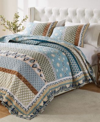 Greenland Home Fashions Thalia 3-Pc. Quilt Set, Full/Queen