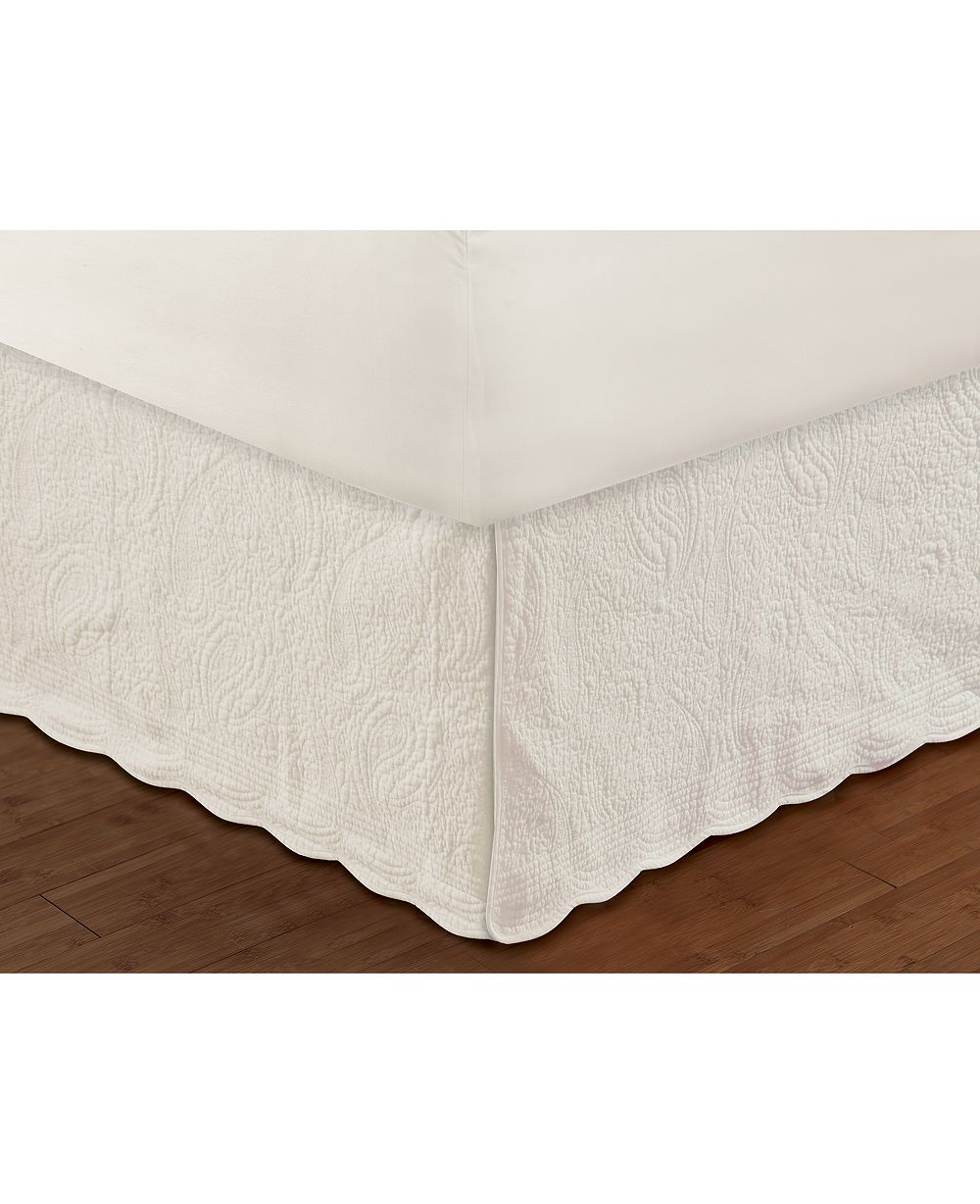 Отбойник кровати Greenland Home Fashions Paisley Quilted 18" King