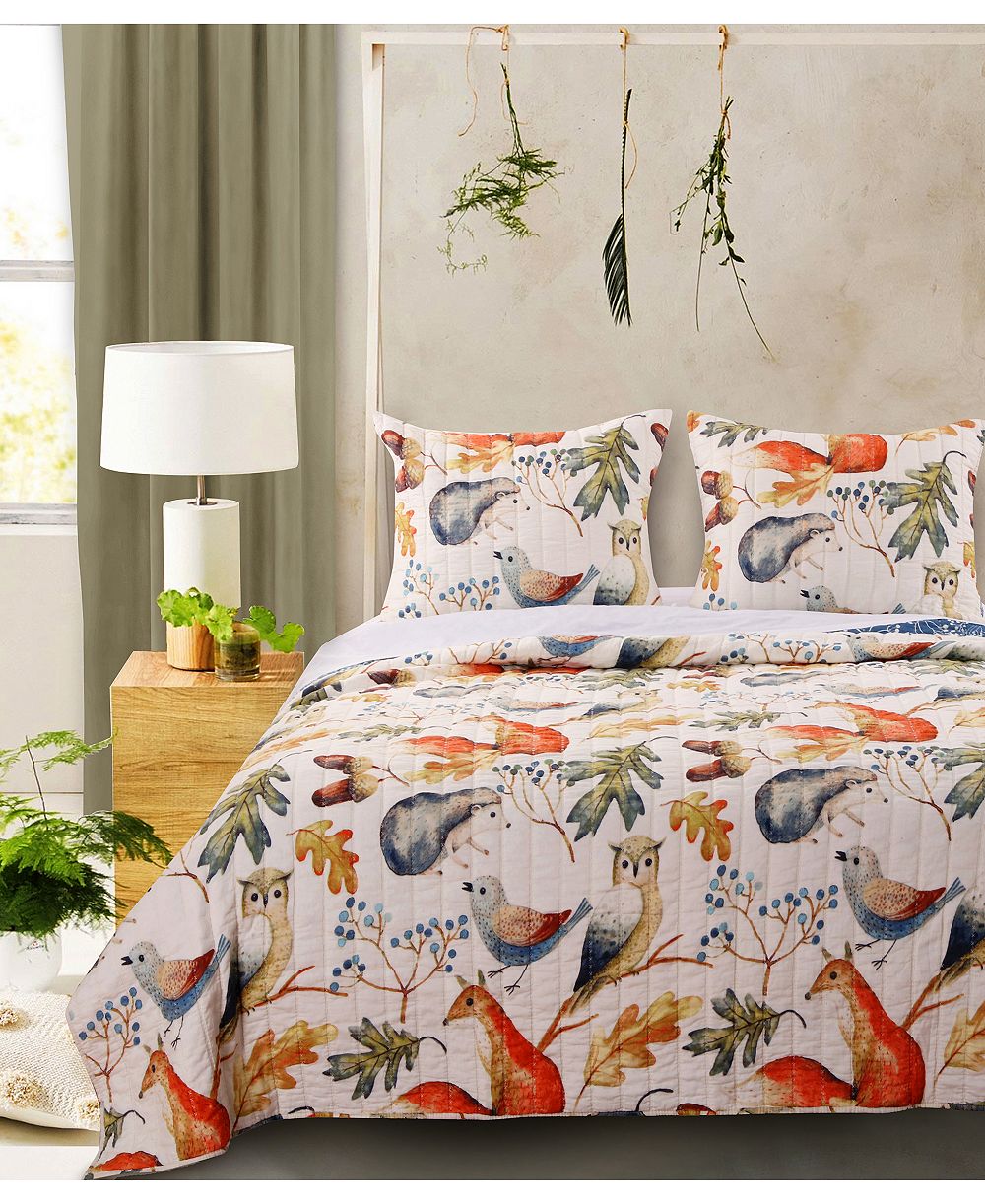 Комплект из 2 стеганых одеял Greenland Home Fashions Willow, Twin