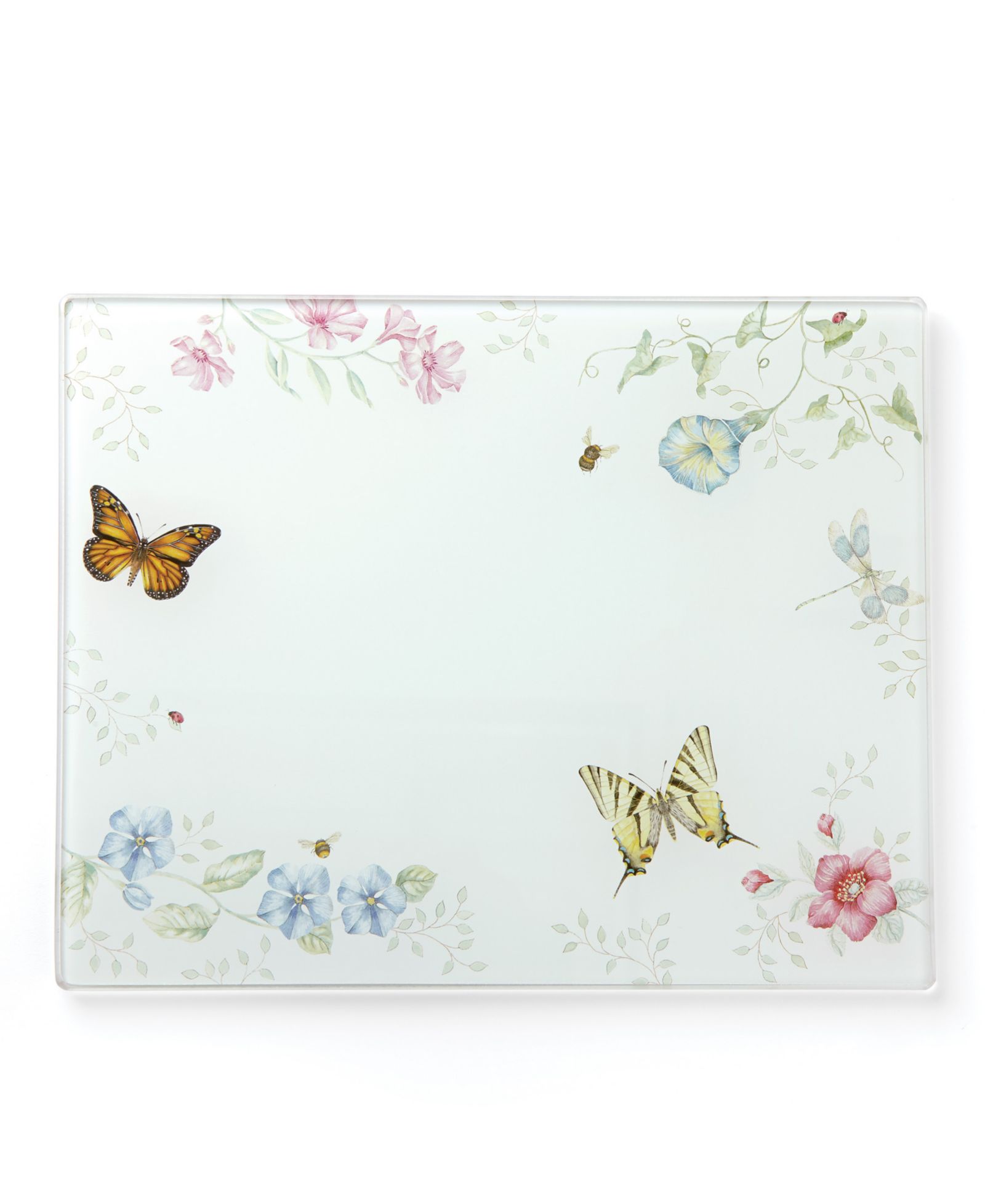 Lenox Butterfly Meadow Kitchen Large Glass Board