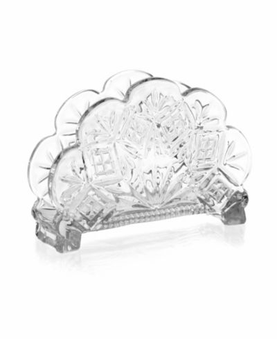 Подставка для салфеток Godinger Dublin Crystal Scalloped Standing Napkin Holder