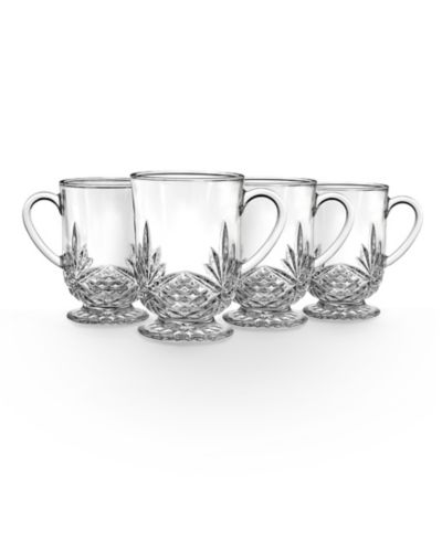 Кофейная кружка Godinger Dublin Crystal Footed, набор из 4 шт.