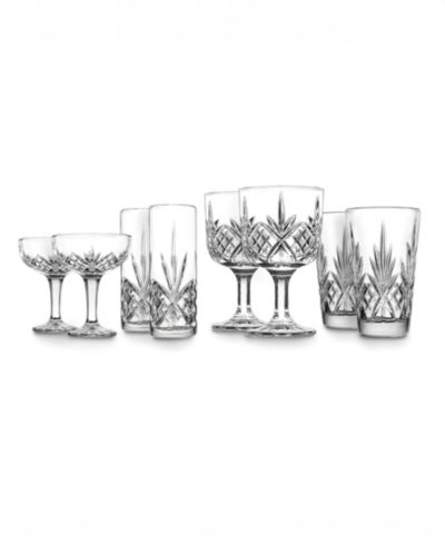 Набор бокалов Godinger Dublin Crystal Mixology 8-Piece Glassware Set