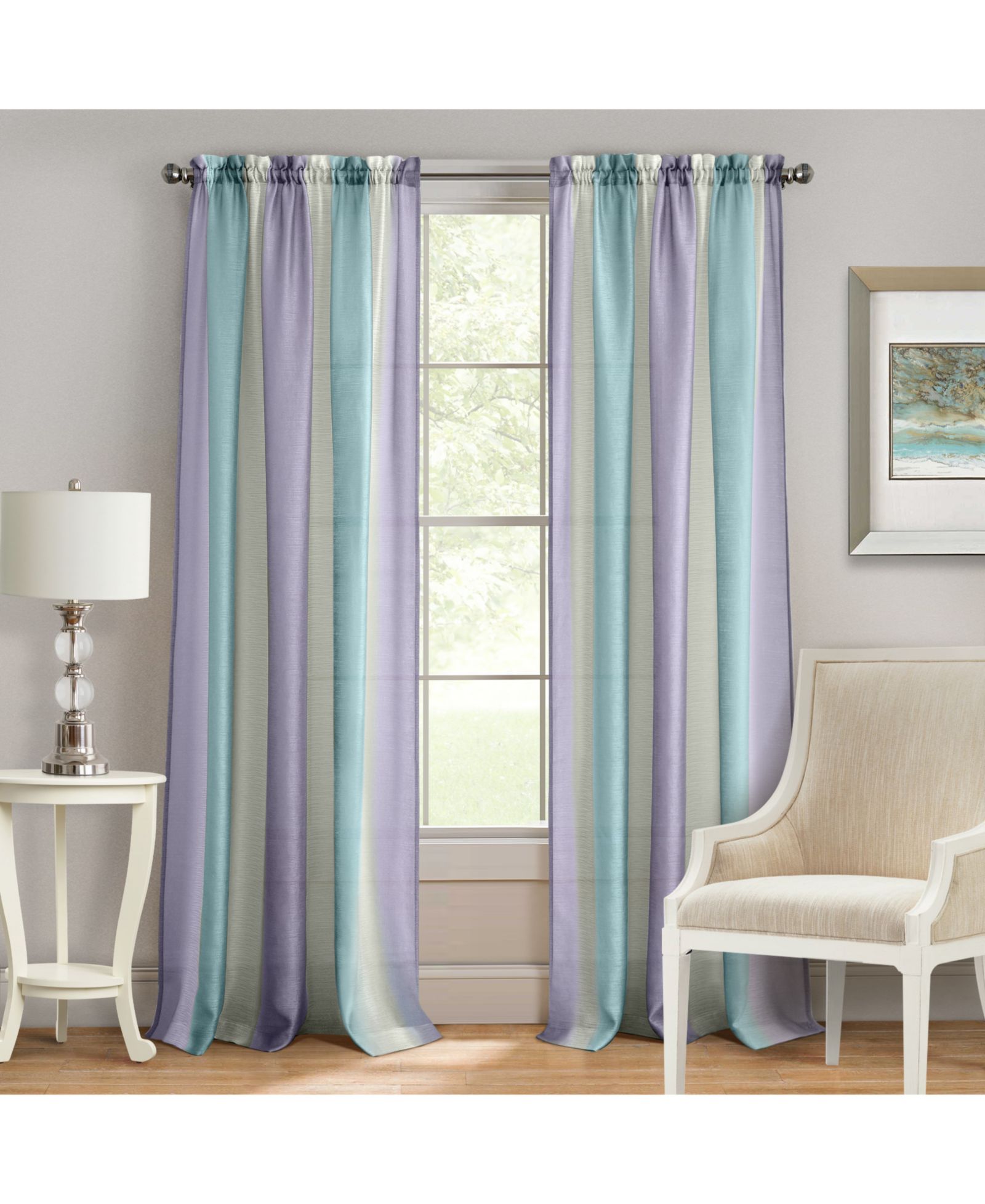 Achim Spectrum Rod Pocket Window Panel, 50" x  84"