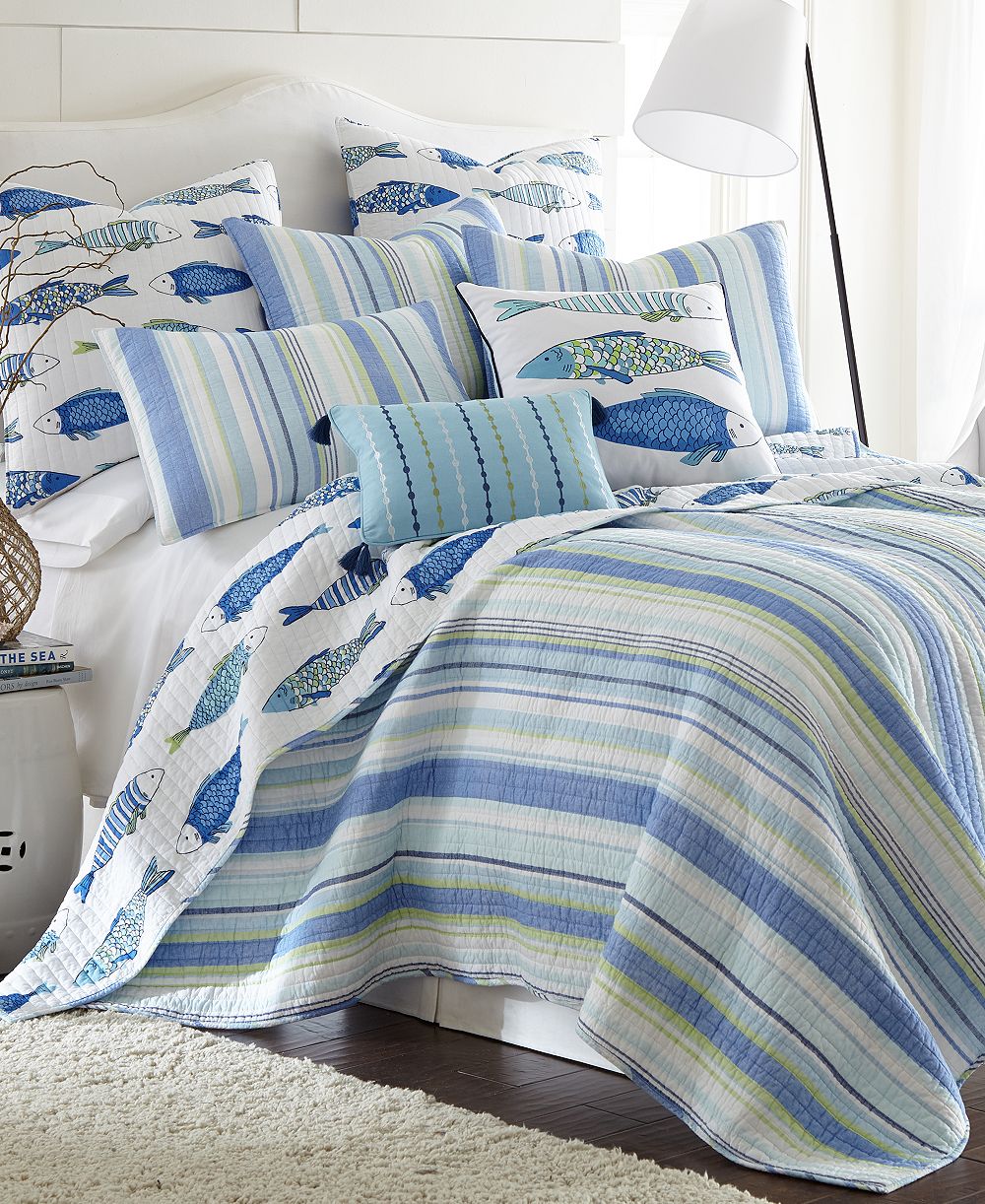 Levtex Home двусторонний комплект Quilt Catalina Coastal, Twin